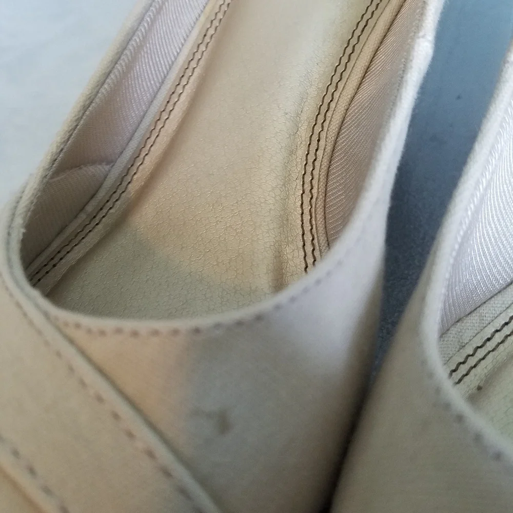 Life Stride Women's Open-Toe Wedge Heels in Beige